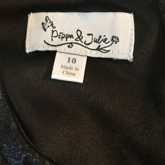 Pippa & Julie Girl's Sparkle Dress Size 10 - Picture 3 of 5